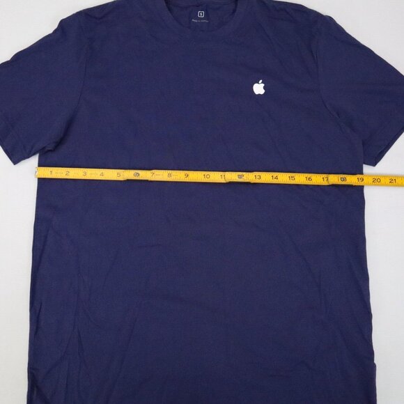 Lot Apple Store Employee Uniform T-Shirt S Logo Blue Green Short Sleeve Cotton 1 - Picture 6 of 7